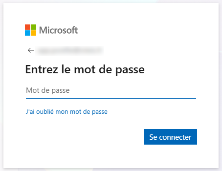 Mires de connexion Microsoft 365