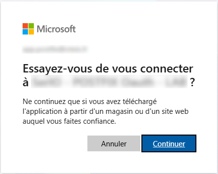 Mires de connexion Microsoft 365